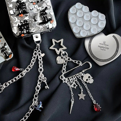 Pretty Punk Bag Charm