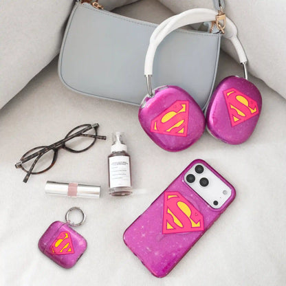 Supergirl Stardust Glitter AirPod Max Case