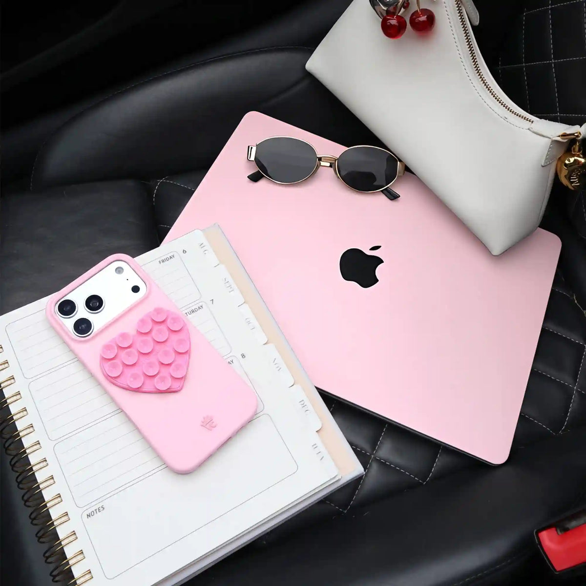 Pink Heart MagSafe MightyGrip