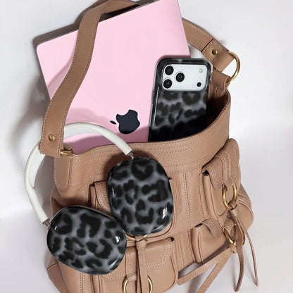 It Girl Black Leopard AirPod Max Case