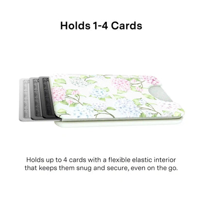Hydrangea Floral MagSafe Wallet