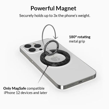 Black Croc MagSafe Grip Ring