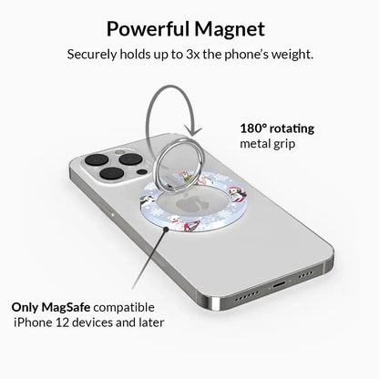Winter Wonderland Baby Animals MagSafe Grip Ring