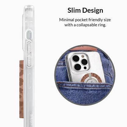 Chocolate Leopard MagSafe Grip Ring