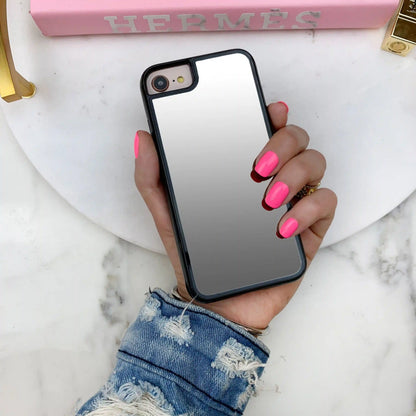 Silver Reflective Mirror iPhone Case