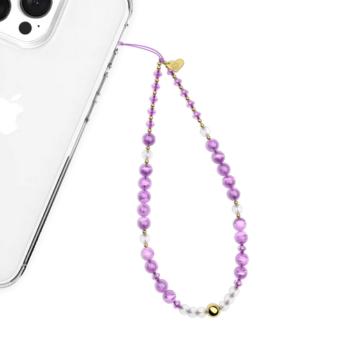 Amethyst Gemstone Phone Charm