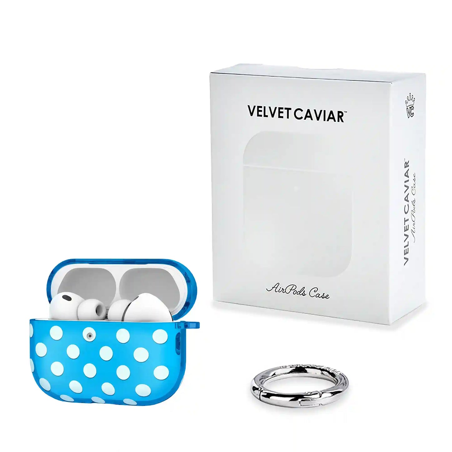 Aquamarine Polka Dot  AirPod Case