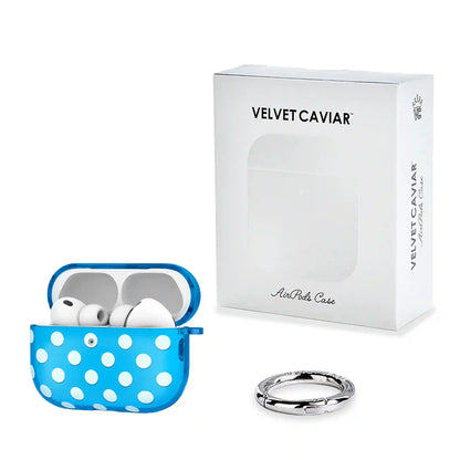 Aquamarine Polka Dot  AirPod Case