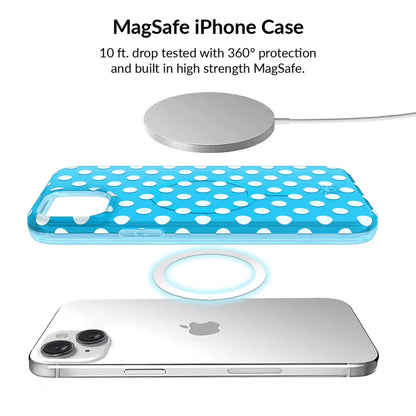 Aquamarine Polka Dot iPhone Bundle Set