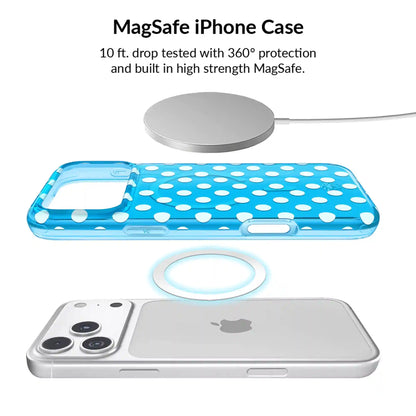 Aquamarine Polka Dot iPhone Bundle Set
