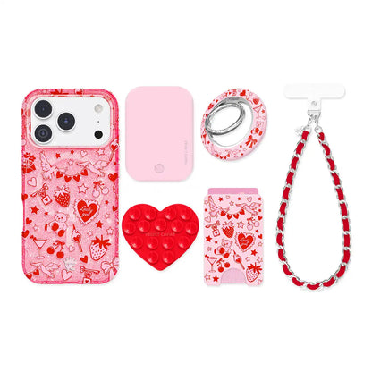 Be Mine Glitter iPhone Bundle Set