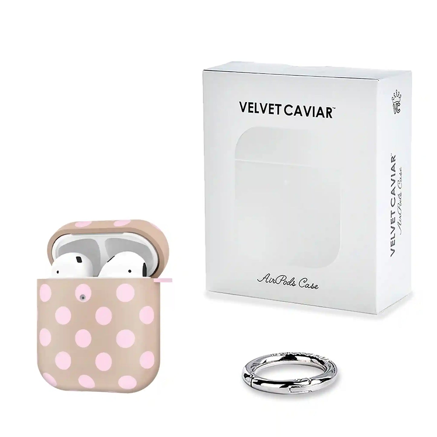 Brown Sugar Polka Dot AirPod Case
