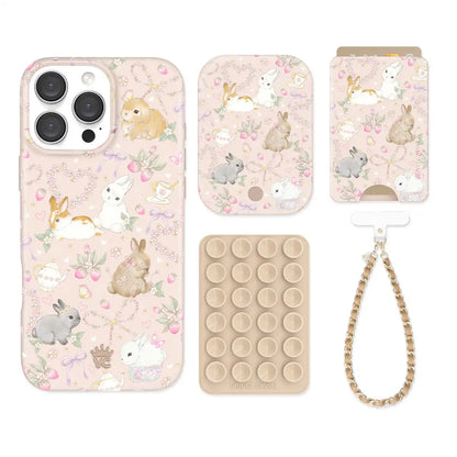 Bunnies & Bows iPhone Bundle Set - Wallet