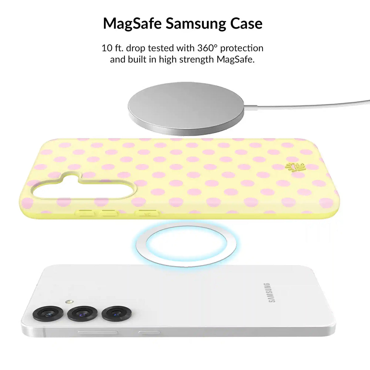 Buttercream Polka Dot Samsung Bundle Set