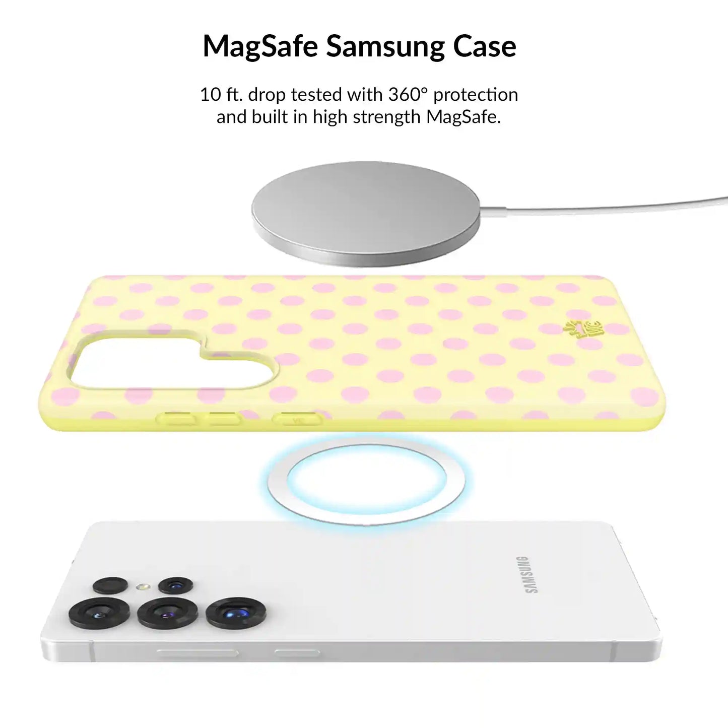 Buttercream Polka Dot Samsung Bundle Set