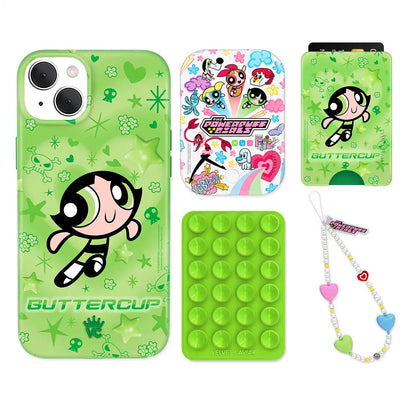 The Powerpuff Girls Buttercup iPhone Bundle Set - Wallet