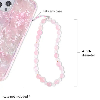 Rose Quartz Phone Charm