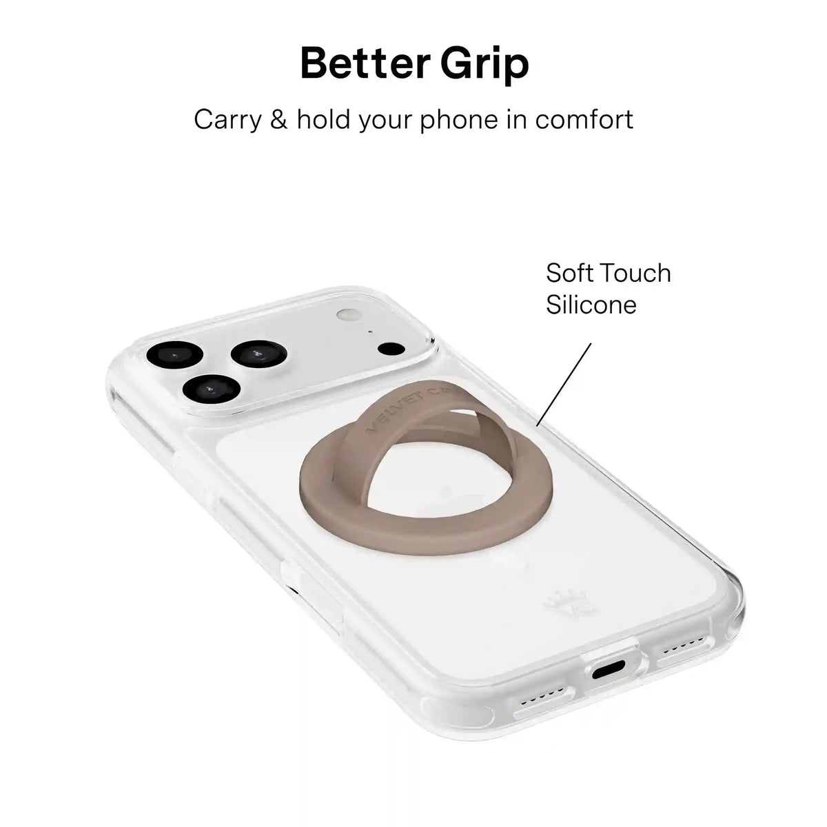 Cashmere Taupe MagSafe Grip Loop