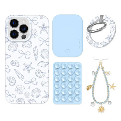Coastal Seashells iPhone Bundle Set - Grip