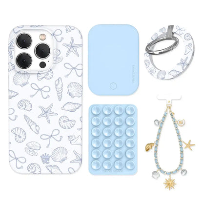 Coastal Seashells iPhone Bundle Set - Grip