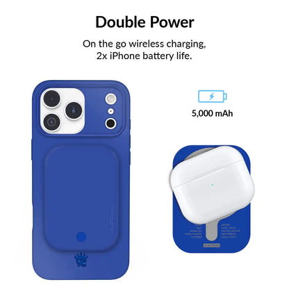 Cobalt Blue Portable MagSafe Charger Power Pack