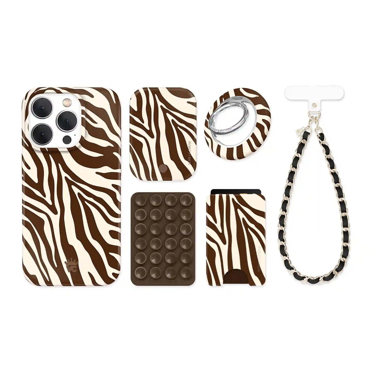 Coco Zebra iPhone Bundle Set