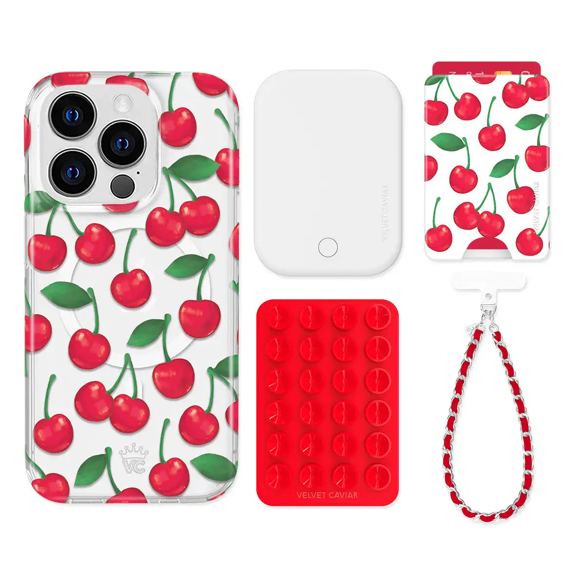 Very Cherry iPhone Bundle Set - Wallet