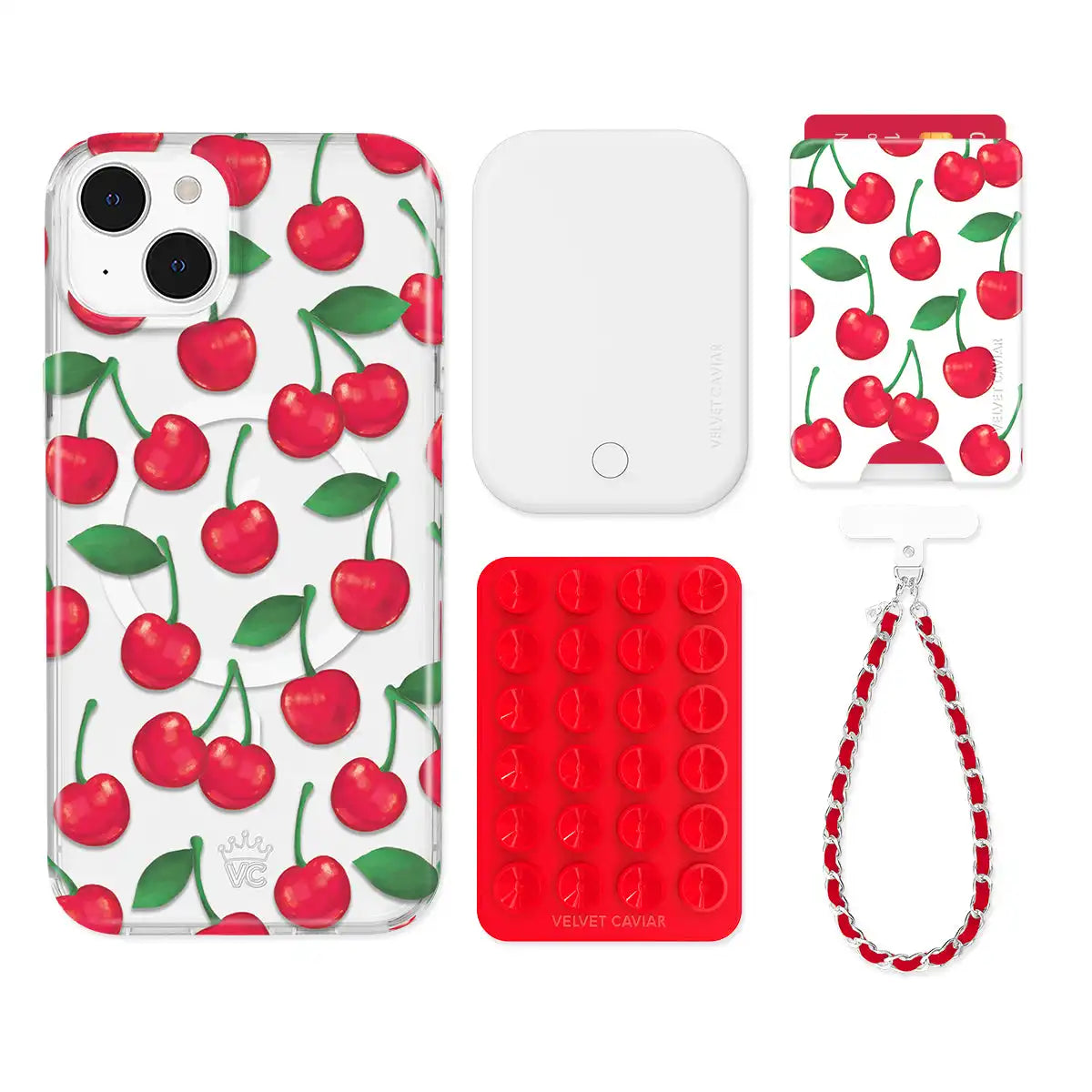 Very Cherry iPhone Bundle Set - Wallet