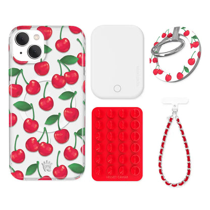 Very Cherry iPhone Bundle Set - Grip
