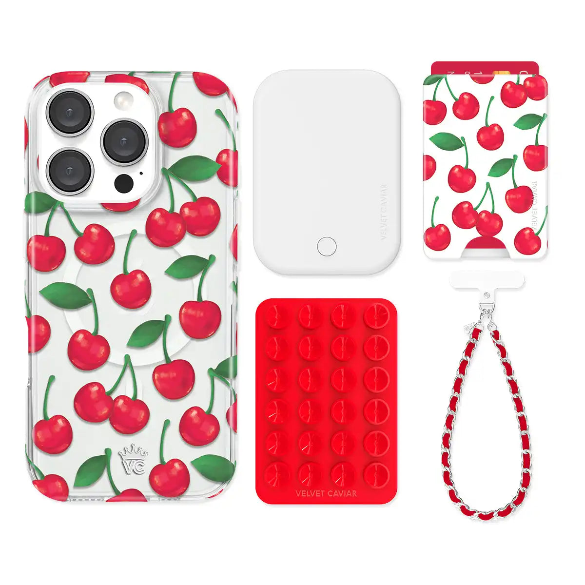 Very Cherry iPhone Bundle Set - Wallet