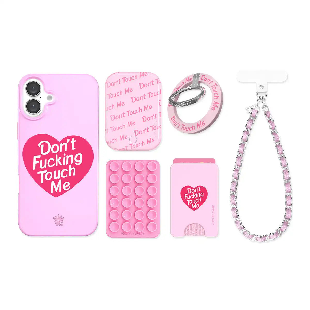 Don't F Touch Me iPhone Bundle Set