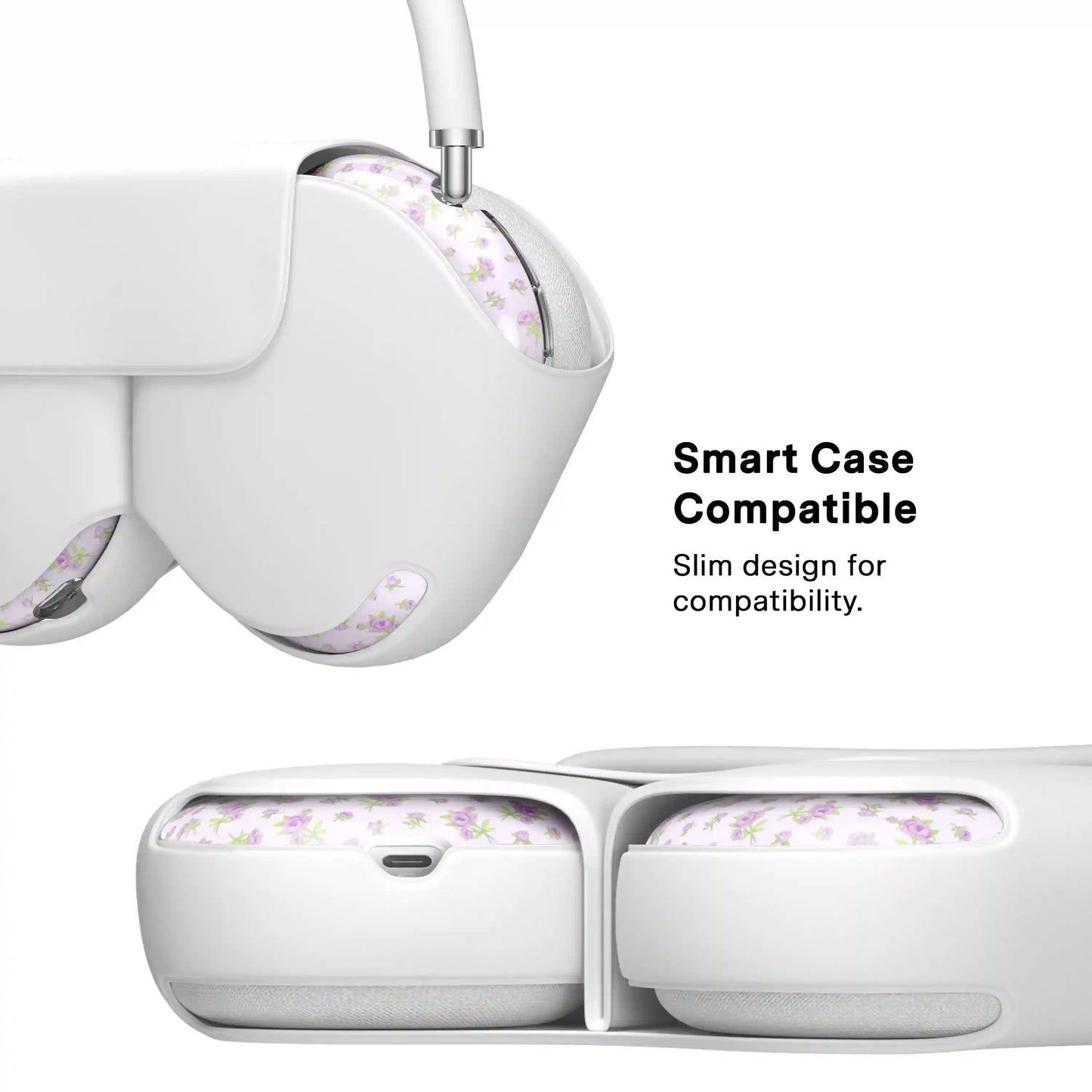Dainty Lilac Floral AirPod Max Case