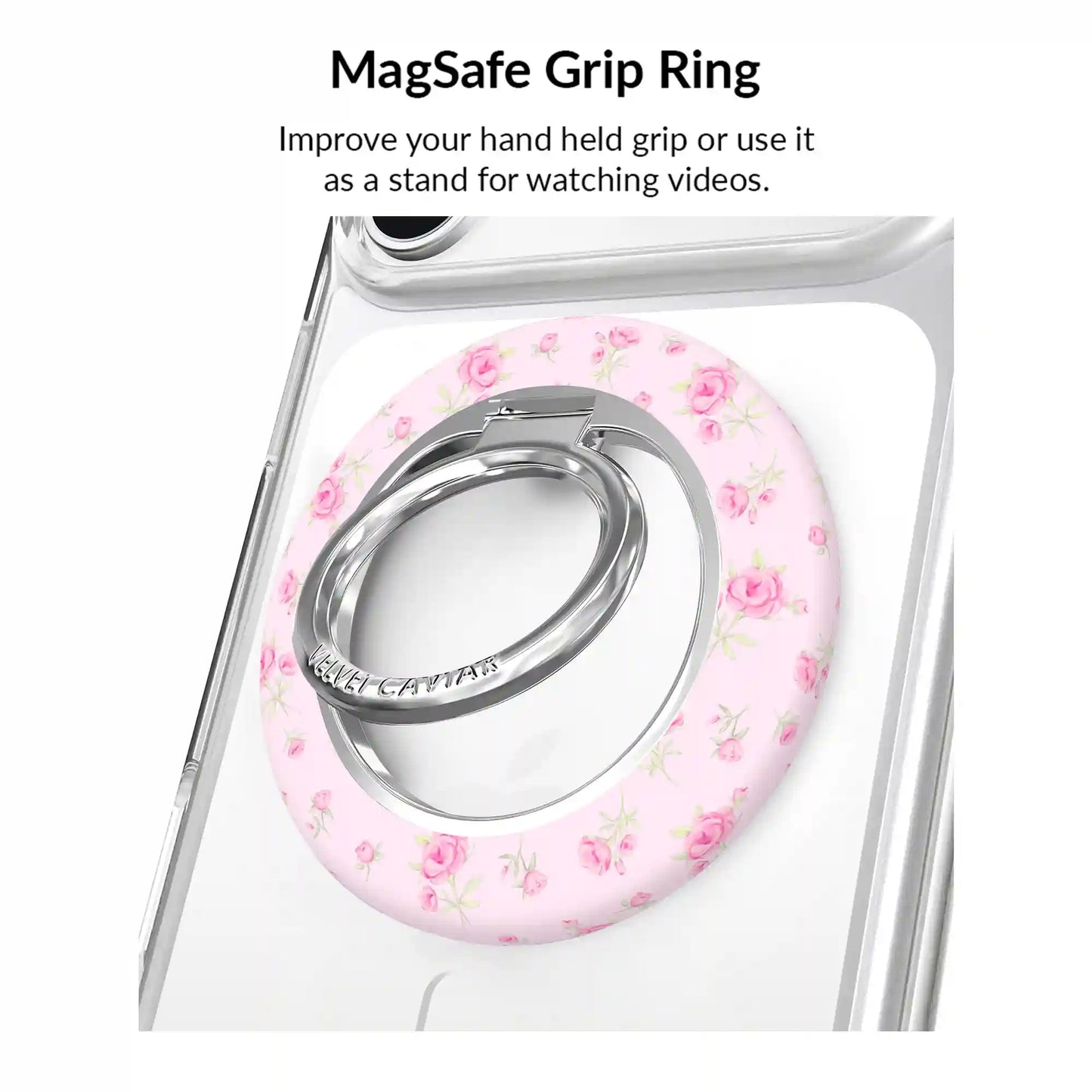 Dainty Pink Floral iPhone Bundle Set