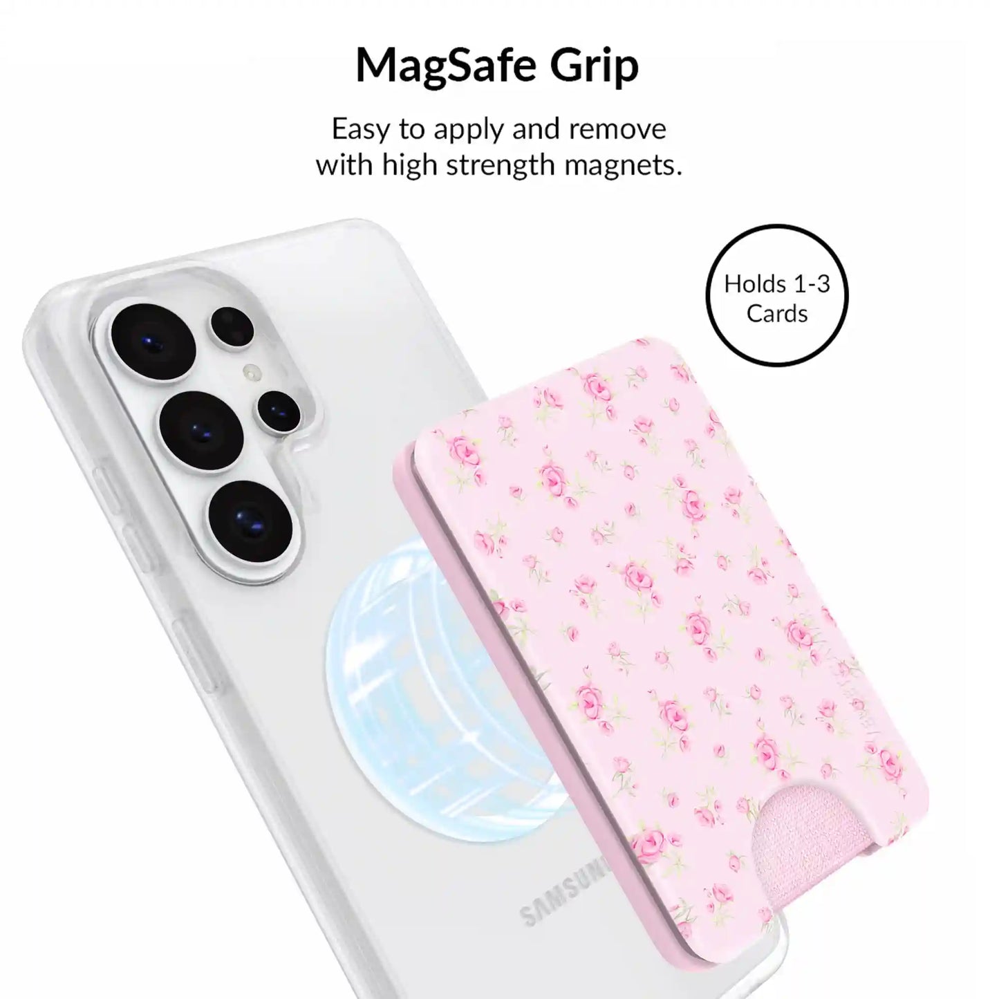 Dainty Pink Floral Samsung Bundle Set