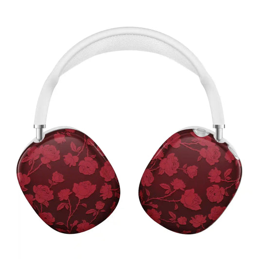 Dark Cherry Floral AirPod Max Case