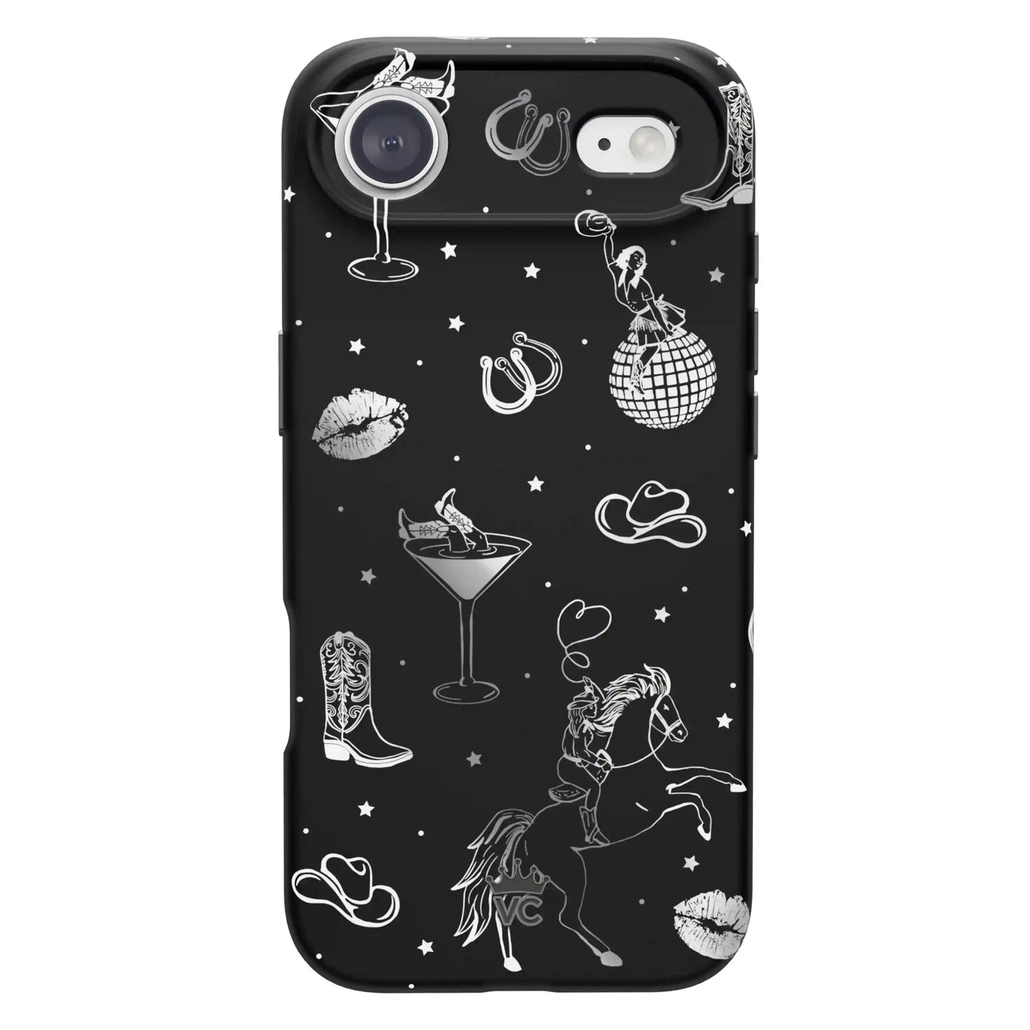 Disco Cowgirl iPhone Case