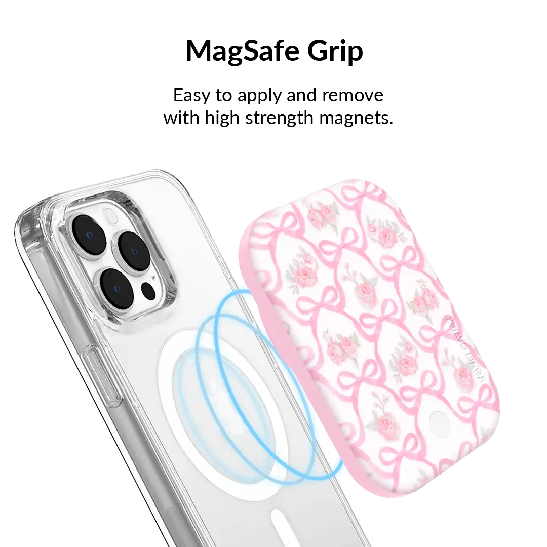 Lovely Pink Bows Portable MagSafe Charger Power Pack