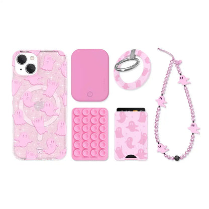 Ghosted Pink iPhone Bundle Set