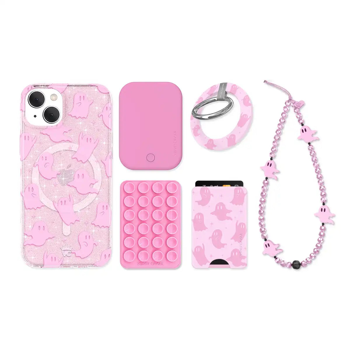 Ghosted Pink iPhone Bundle Set