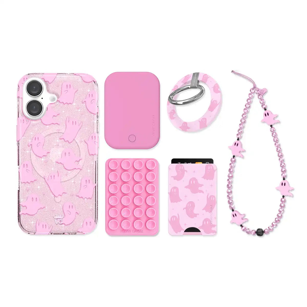 Ghosted Pink iPhone Bundle Set