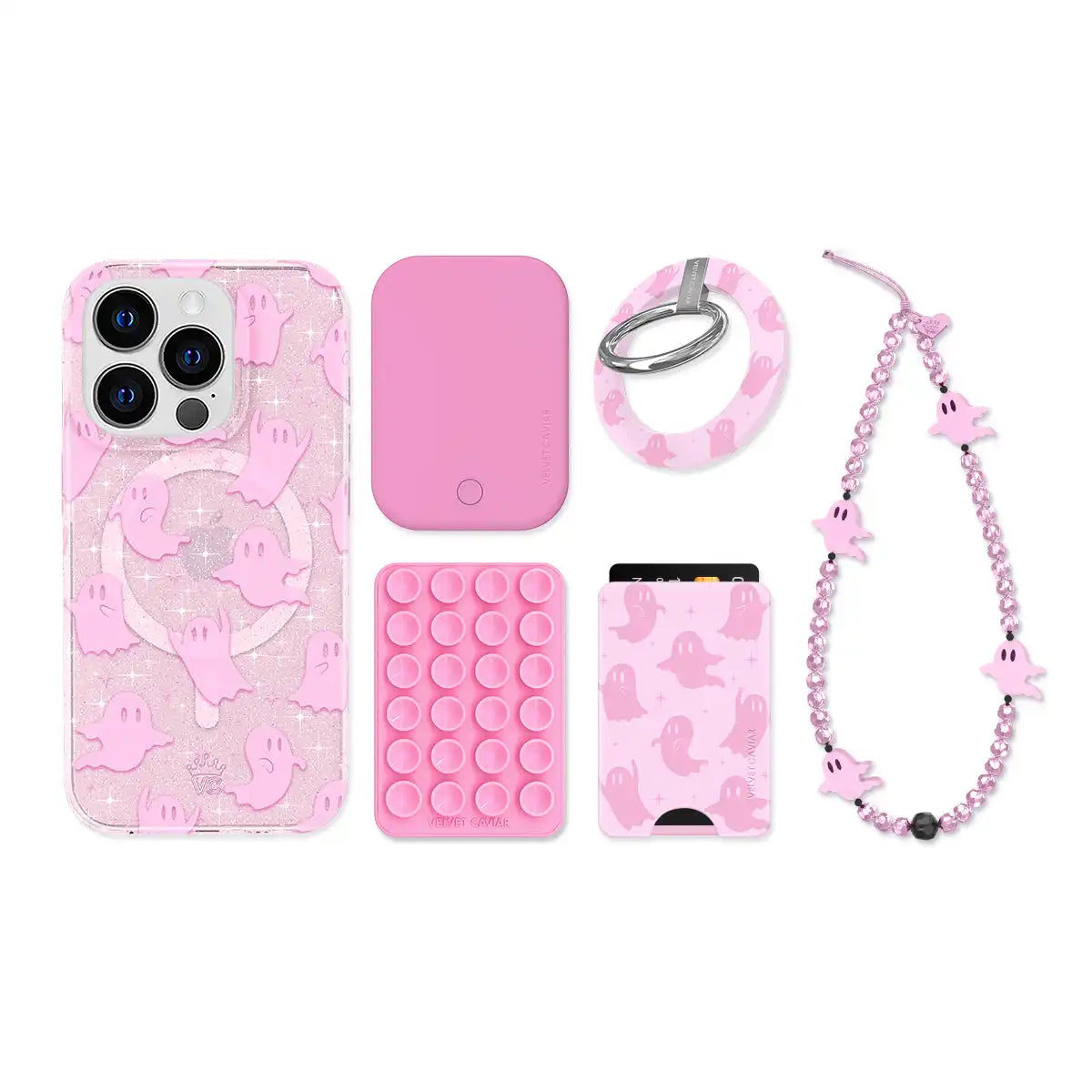 Ghosted Pink iPhone Bundle Set