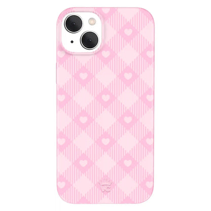 Dolly Pink Gingham iPhone Case