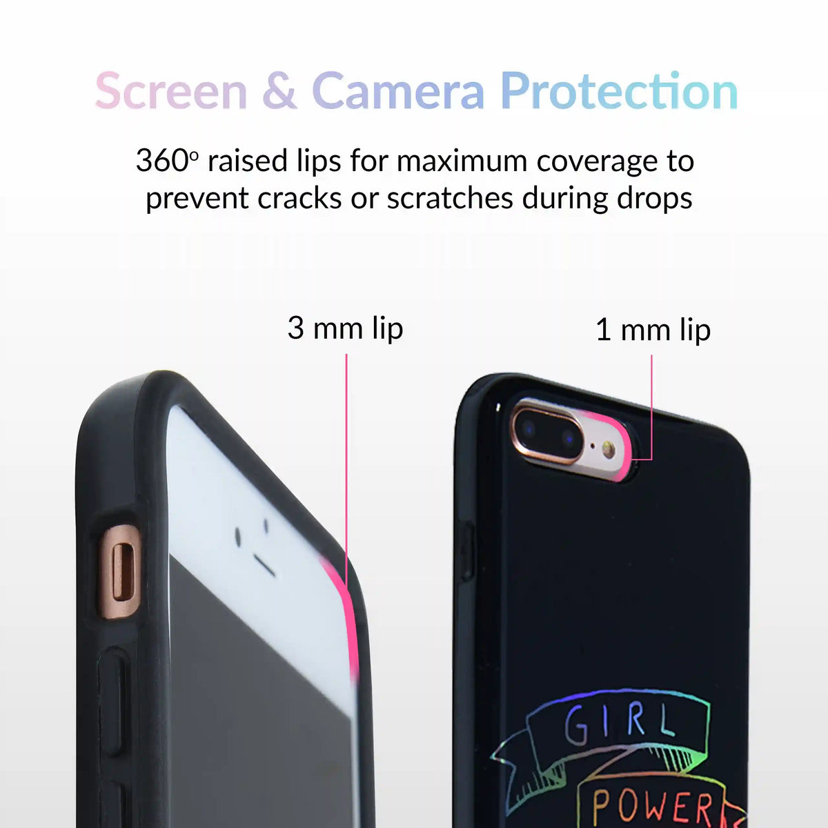Girl Power iPhone Case by Kendall Vertes