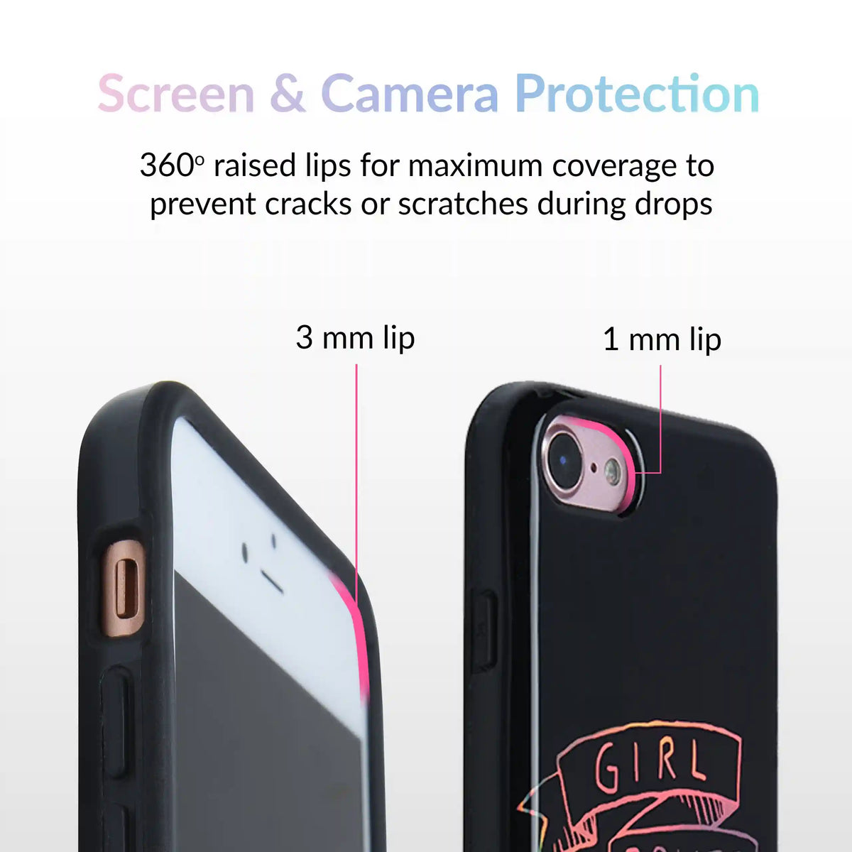 Girl Power iPhone Case by Kendall Vertes