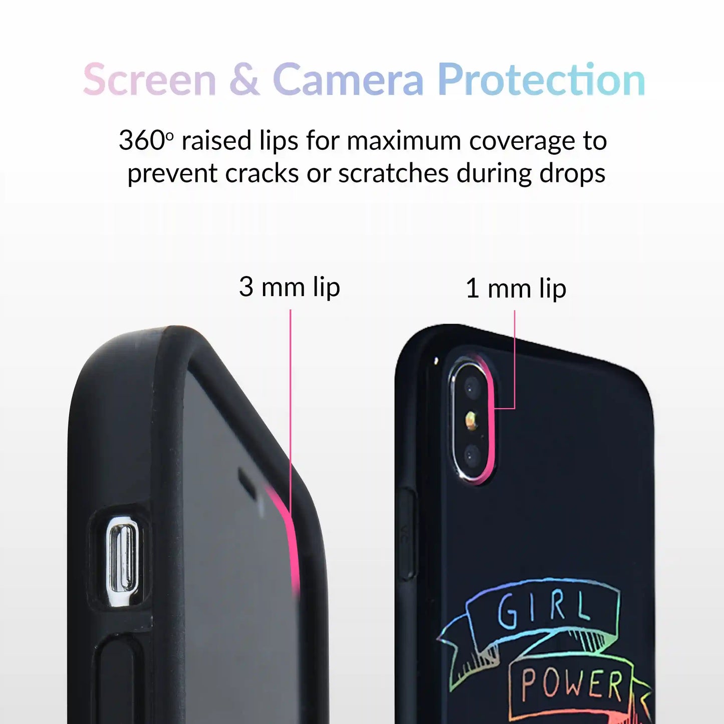 Girl Power iPhone Case by Kendall Vertes