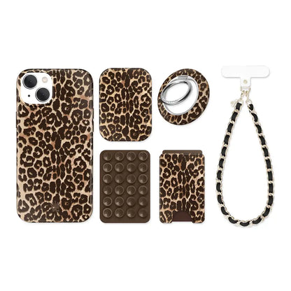 Girls Night Leopard iPhone Bundle Set