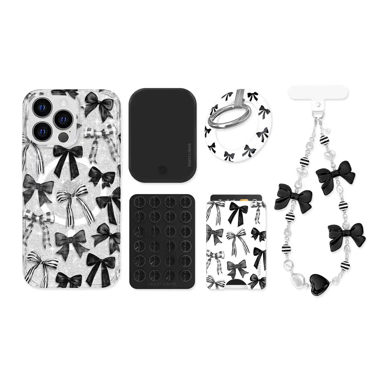 Gothic Bows iPhone Bundle Set