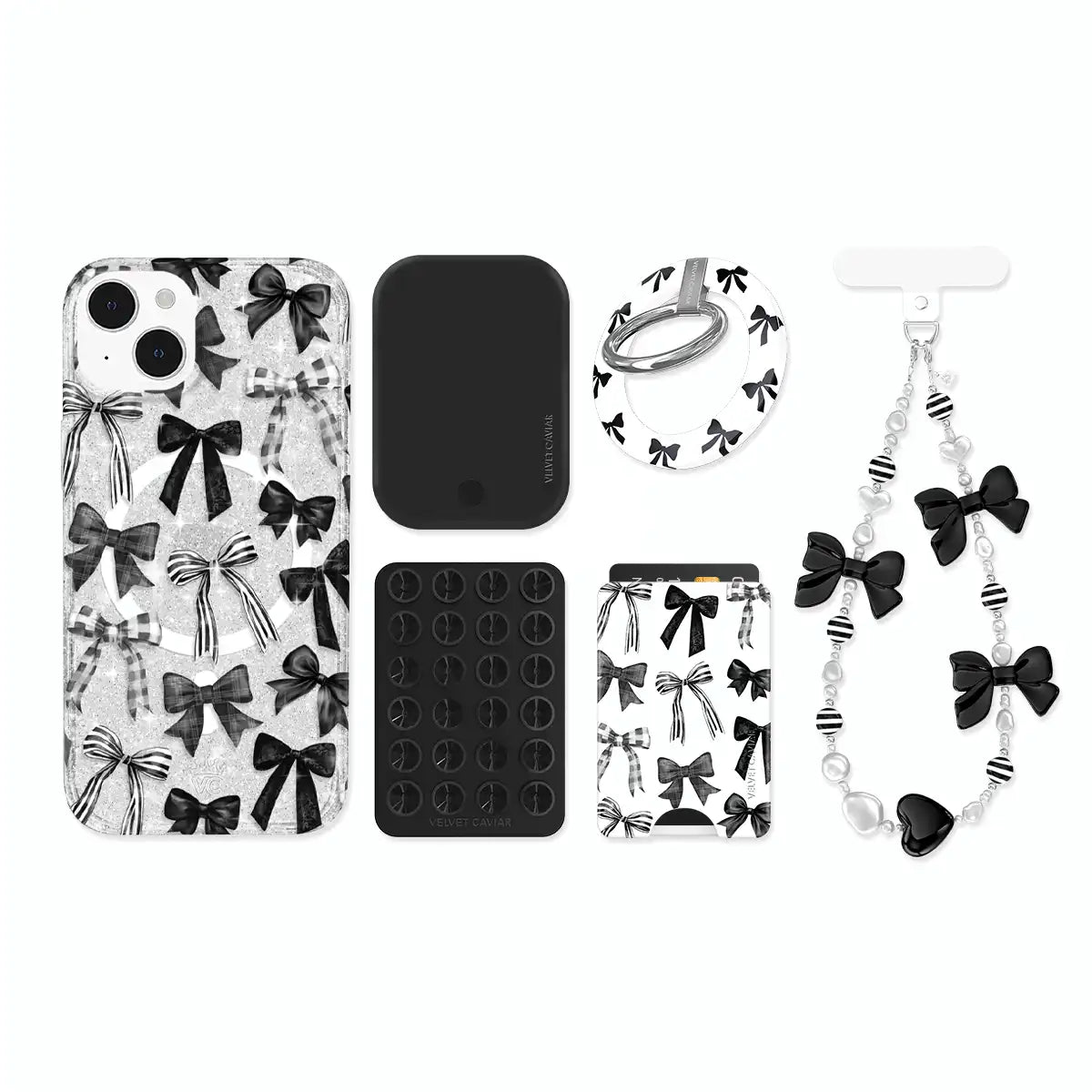 Gothic Bows iPhone Bundle Set