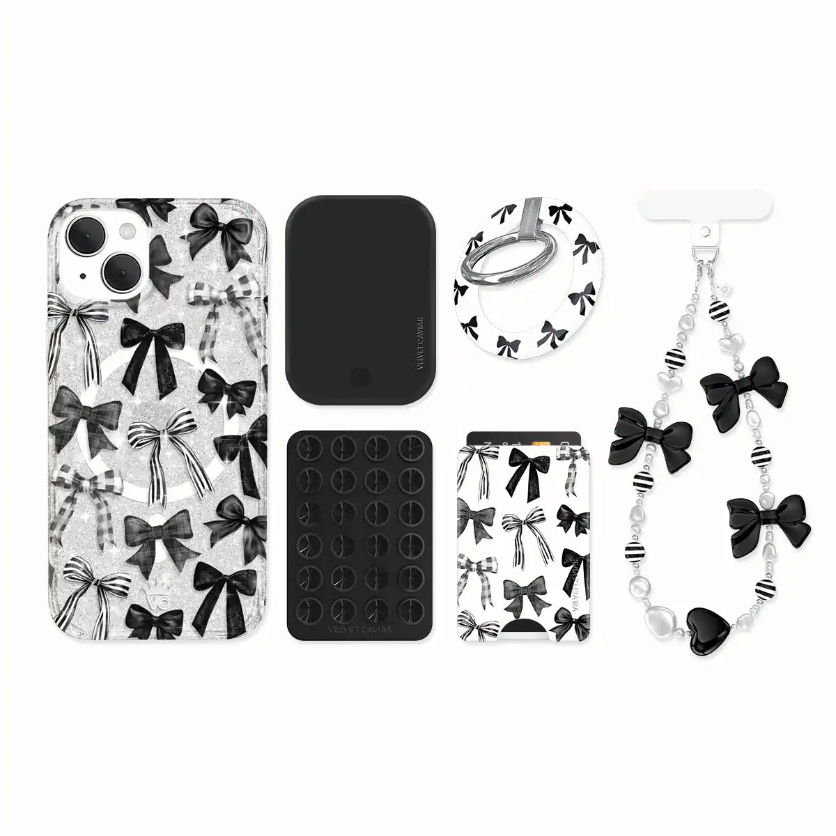 Gothic Bows iPhone Bundle Set