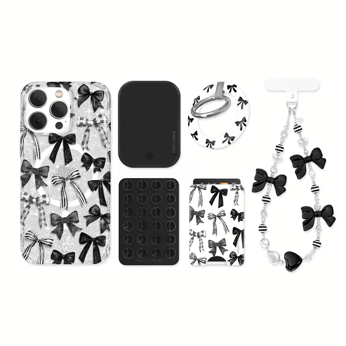 Gothic Bows iPhone Bundle Set